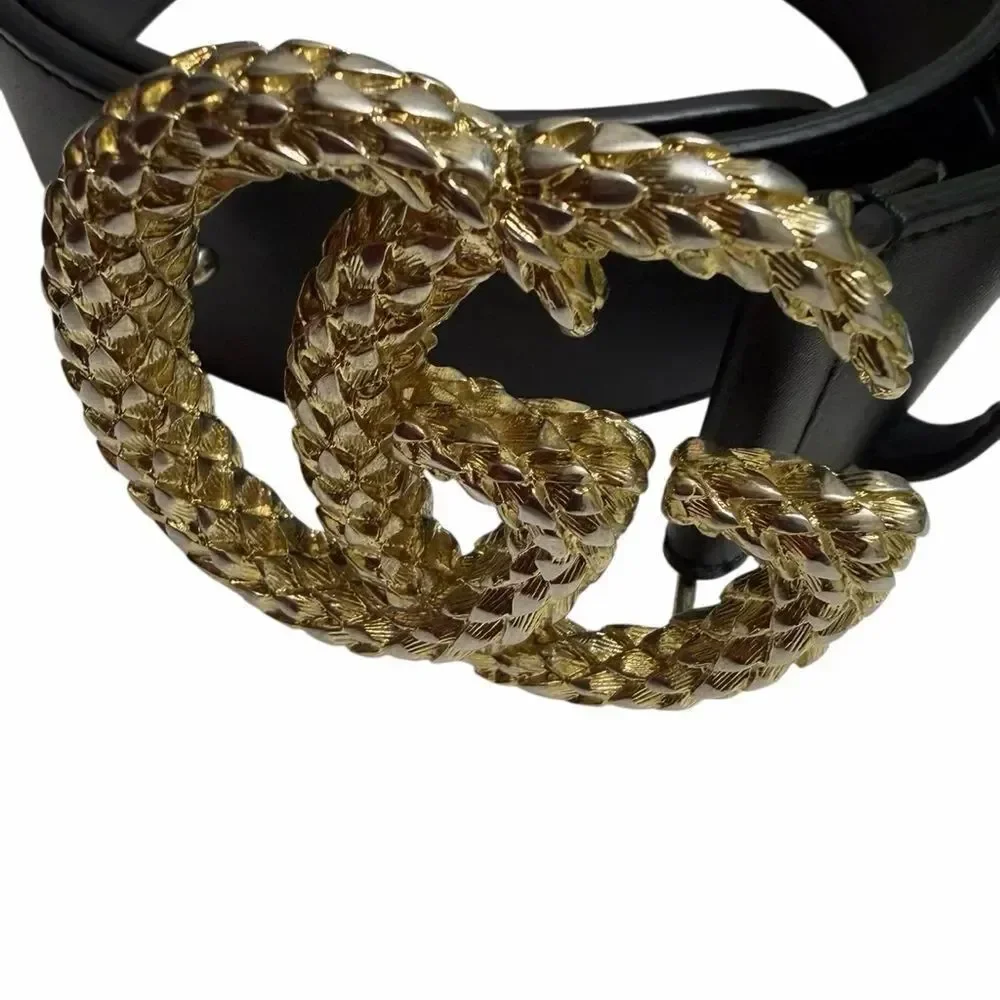 Authentic Gucci Black Leather Belt(Size 75)